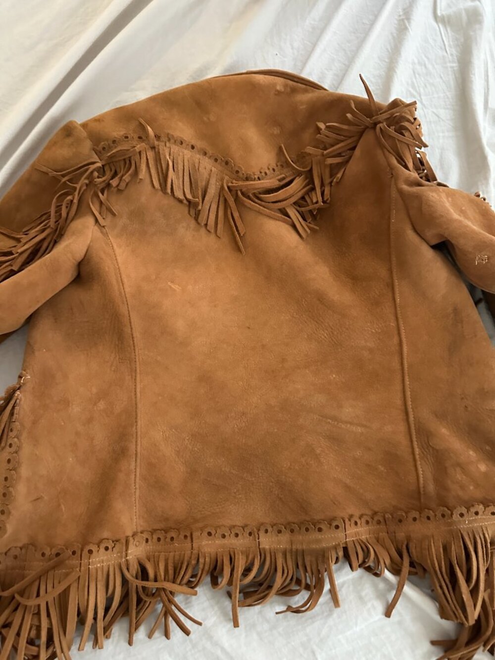 Vintage Suede Fringed Jacket - Picture 13 of 16